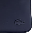 Lacoste Men's Classic Flat Crossover Crossbody Bag, Midnight Blue, One Size