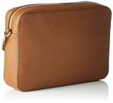 Michael Kors Jet Set Large Crossbody Bag, Gold-Tone Hardware/Luggage