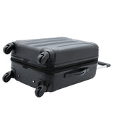 Travelers Club Chicago Hardside Expandable Spinner Luggage, Black, 5 Piece Set