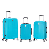 Rockland Malibu Hardside Spinner Wheel Luggage, Turquoise, 19