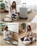 LUGGEX Carry On Luggage and 6 Set Travel Packing Cubes Bundle – Travel Essentials