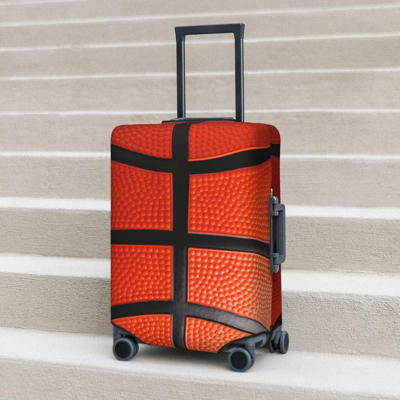 Guiteinyi Basketball Luggage Cover for Suitcase Elastic Non Scratch Travel Protector Travel Washable Suitcase Cover Fits 18-32 Inch Luggage