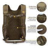 Mardingtop 25L Tactical Backpacks Molle Hiking daypacks for Camping Hiking Military Traveling Motorcycle Khaki
