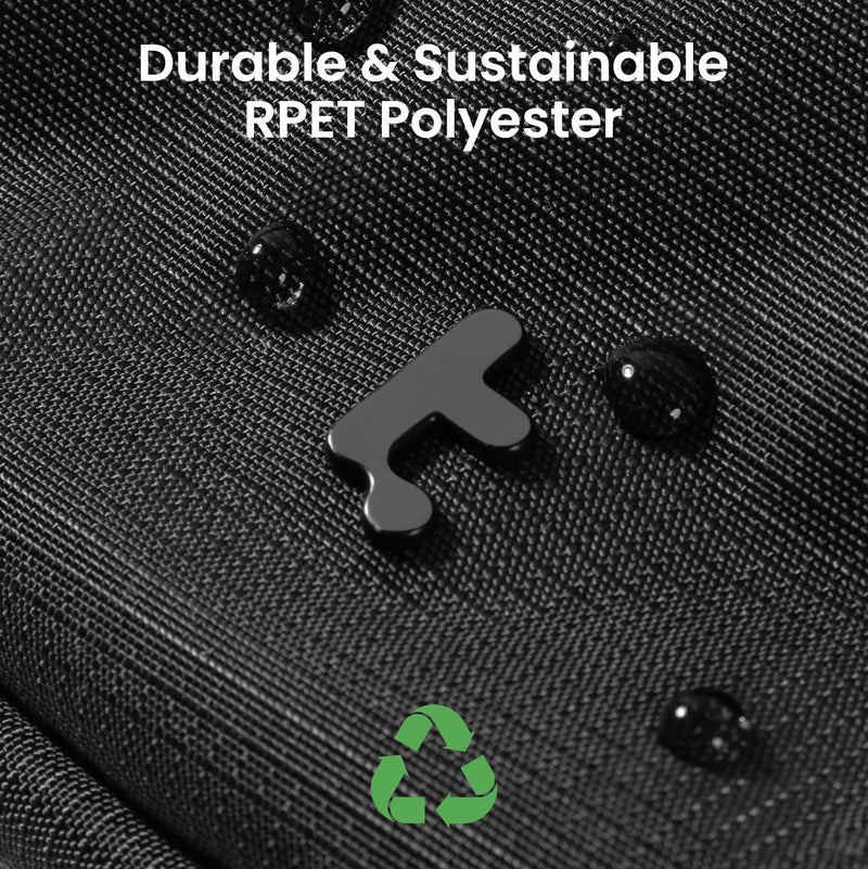 tomtoc Aviator-T37 Travel Crossbody Sling Bag with RFID Blocking, Holds 4-6 Passports with Anti-theft Lockable Zippers, Multiple Pockets for Cards & Documents – Organizer for Daily Use