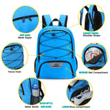 Hsmihair Youth Soccer Bag-Soccer Backpack&Backpack for Football Basketball,with Ball Compartment Separate Cleat Package