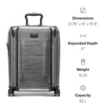 TUMI - Tegra-Lite 4 Wheel Luggage - Highly Durable Suitcase, Flexible Shell, Sleek and Lightweight Men's and Women's Expandable Rolling Bag - Continental, T-Graphite
