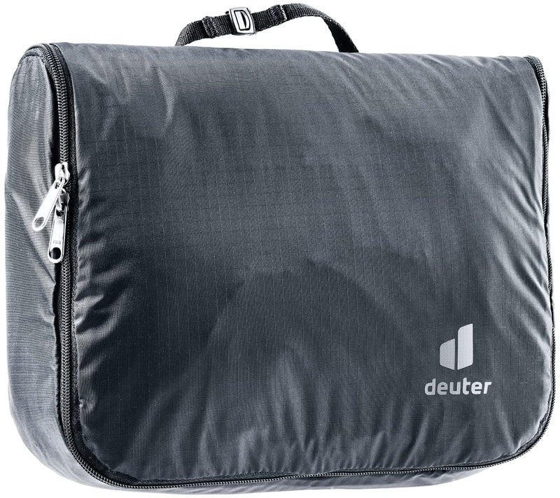 Deuter Wash Center Lite II 3L - Lightweight Hanging Toiletry Bag for Trekking and Travel - Black