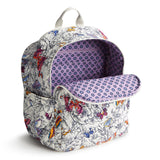 Vera Bradley Women's Bancroft Backpack - Premium Cotton, Wing + Bloom, One Size