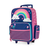 Stephen Joseph Kids Classic Rolling Luggage, Kids Luggage, Toddler Rolling Travel Carry On, Kids Suitcase with wheels,