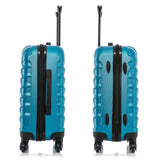 InUSA ENDURANCE Luggage with Spinner Wheels | Durable Lightweight Hardshell Suitcase, Spacious Travel Bag with Handle and Trolley | 20-Inch Carry On Small Luggage | Teal