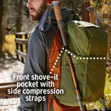 Kelty Asher Day Hiking Pack, 18-85 Liter Capacity, Men’s and Women’s Hiking, Backpacking, Travel Pack, Hydration Compatible, Internal Frame 2023 Model (24L Beluga)