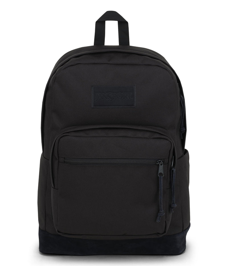 JanSport Right Pack Backpack - Durable Daypack with Padded 15" Laptop Sleeve, Spacious Main Compartment & Integrated Water Bottle Pocket, Monochrome Black