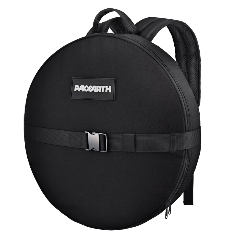 PACEARTH Weighted Strength Training Backpack – Adjustable Weight Plate Bag for Calisthenics, Pull-Ups, Squats & Core Workouts – Fits 17.7" Gym Plates – Metal Buckle Straps & Reinforced Stitching