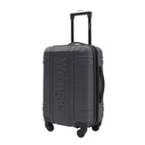 Wrangler Astral Hardside Luggage, Dark Shadow, 22-Inch Carry-On