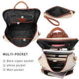 MKP COLLECTION Women Fashion Backpack Purse Convertible Large Rucksack Versatile Travel Shoulder Bags Handbag Set with Tassel