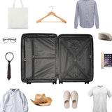 GinzaTravel PP material 3-piece expandable luggage sets with Spinner Wheels， Suitcase with TSA Lock，Large Luggage for Family Travel carry on 20/24/28，Grey color