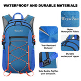 Seektop 20L Foldable Waterproof Hiking Backpack, Ultralight Small Lightweight Daypack Packable Backpack for Men Woman