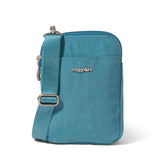 Modern Take Two RFID Crossbody - 5"x7" Lightweight Small Phone Wallet Crossbody Bag - Nylon Travel Purse