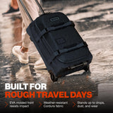 Pelican Aegis Luggage - Carry On Duffel Bag with Wheels - 22 Inch Carry On Bag - Airline Approved (Indigo)