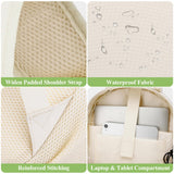 kadilong School Backpack for Teen Girls,Cute Backpacks for Women Aesthetic Bookbag Laptop Bag Back Pack for Middle School