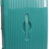 World Traveler Dejuno Colossus Polycarbonate Hardside Expandable Spinner Luggage with TSA Lock and Front Handle, Teal, 26-inch