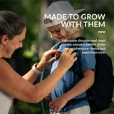 Water Buffalo Mini Sherpa Kids Hiking Backpack & Hydration Backpack, with 1.5L Bladder, Adjustable Fit, Reflective Trim