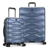 Traveler's Choice Granville II Polycarbonate Expandable Spinner Luggage, Navy, 2 Piece Set (21/29)
