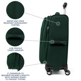 Travelpro Maxlite 5 Softside Expandable Luggage with 4 Spinner Wheels, Lightweight Suitcase, Men and Women, Forest Green, Carry-on 21-Inch