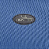 U.S. Traveler Rio Lightweight Softside Rolling Carry-on Suitcase, 2-Wheel Single, Royal Blue