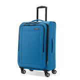 Samsonite Saire LTE Softside Expandable Luggage with Spinner Wheels, Carribean Blue, 2-Piece Set (Carry-on/Medium)
