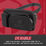 Element Posse Hip Pack, Fanny Pack Crossbody Belt Bag for Men and Women, Black