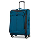 Samsonite Ascella 4 Medium Checked Luggage - Cerulean Blue