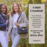 Baggallini Women's Calais Crossbody Bag, French Navy