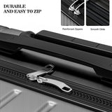 Apelila 4 Piece Hardshell Luggage Set - Lightweight Hardside Suitcase with Spinner Wheels for Family Travel (18"/20"/24"/28")