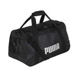 PUMA unisex adult Evercat Foundation Duffel Bags, Black/Silver, One Size US