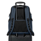 Tumi Mens Search Backpack Navy Coated Canvas One Size