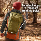 Kelty Asher Day Hiking Pack, 18-85 Liter Capacity, Men’s and Women’s Hiking, Backpacking, Travel Pack, Hydration Compatible, Internal Frame 2023 Model (24L Beluga)