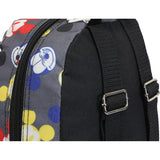 Disney Mickey Mouse Mini Backpack - 10" Exclusive Woven Small Backpack with Front Pocket | Adjusts to Fit Adults, Teens, Kids