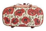 Signare Tapestry Fashion Backpack Rucksack for Women with Poppy Flower Design(RUCK-POP)