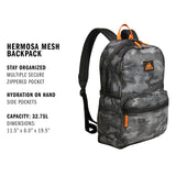 Hermosa Mesh Backpack, see-through transparent festival beach book bag
