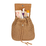 Roxy Spotless Sunnies Backpack | Straw | Beach | Vacation | Travel | Eco-Friendly | Lightweight | Natural