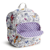 Vera Bradley Women's Bancroft Backpack - Premium Cotton, Wing + Bloom, One Size