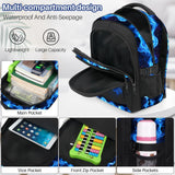 ZHIMEBYE Kids Backpack for Boys - Baseball Boys Backpacks for Kids Teens Elementary Middle School, 17″ Large Capacity Students Bookbag, Perfect for Travel and School