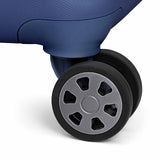 Traveler's Choice Pagosa Hardshell Expandable Luggage with Spinner Wheels, Navy, 26-Inch Medium