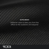 TUMI - Alpha Bravo Logistics Backpack - Front-Flap Design - Everyday Travel and Commute Bag - Fits Up to 15" Laptop - 17.0" X 13.0" X 6.75" - Black