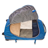 Eddie Bauer Expedition Rolling Duffel Bag with Wheels | Travel | Check-In | Luggage | Rugged | Durable - True Blue, 34"