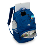High Sierra Swoop SG Backpack, Travel or Work Laptop Bookbag with Drop Protection Pocket, and Tablet Sleeve, One Size, Cosmic Blue