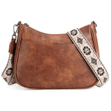 APHISON Trendy Leather Crossbody Purse with Adjustable Strap, Women's Shoulder Handbag