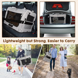 PEGIC Extra Large Cat Carrier for 2 Cats, Portable Soft Sided Large Pet Carrier for Traveling, Indoor and Outdoor Uses, 24"×16"×16"