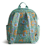 Vera Bradley Women's Premium Cotton Bancroft Backpack, Gemstone Paisley, One Size